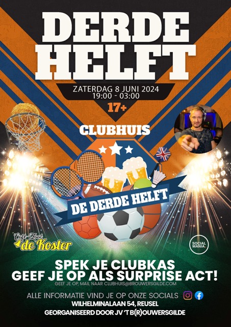Clubhuis de Derde Helft!